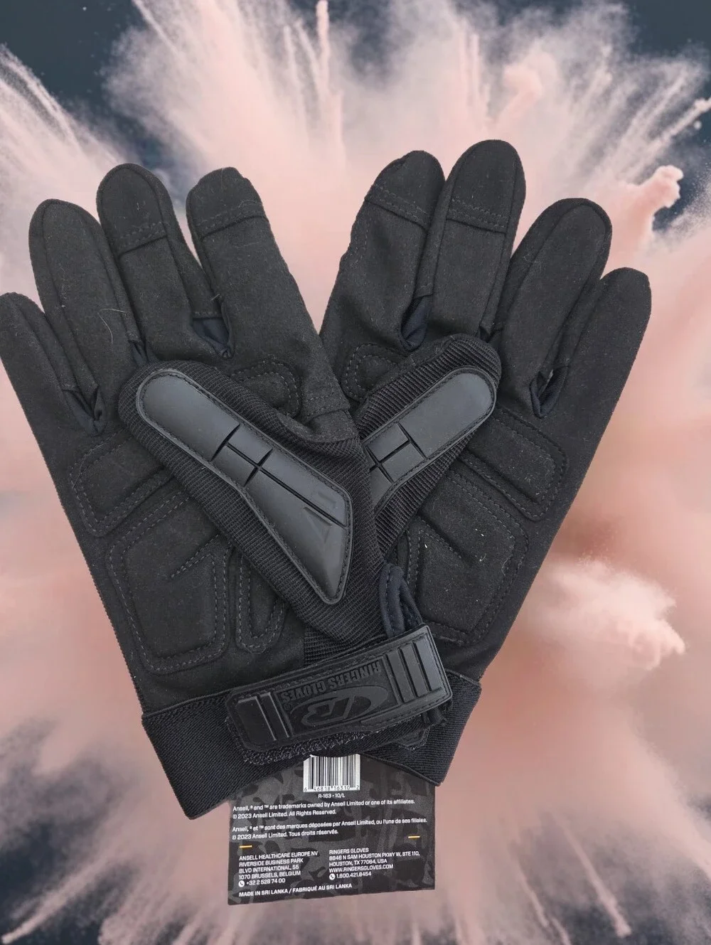 New Ansell Ringers impact protection Gloves adult women size L 10